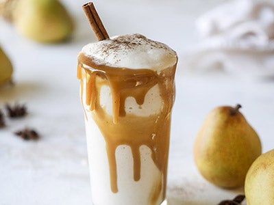 Pear Chai Smoothie with Caramel